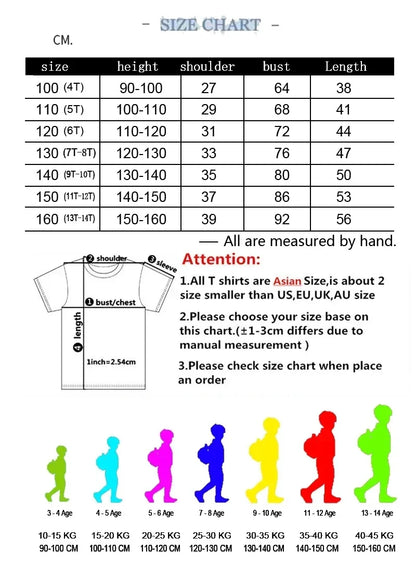 Cute Cat Graphic Kids Tshirts Summer Short Sleeve Tees Cartoon Animal Boys Girls Clothes Kawaii Kitten Tops Y2K Children T-shirt