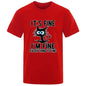 Men's High Quality T-shirt 100% Cotton Funny Cool Cat Printed T-shirt Casual Men's Short Sleeve T-shirt for Men T-Shirt Male Top