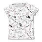 Kids' Fun Cat Graffiti Graphic T-shirt Summer Casual Short Sleeve Girl Loose T shirts 3-12Y Boys 3D Printed Clothing Cartoon Top