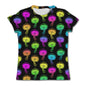 Kids' Fun Cat Graffiti Graphic T-shirt Summer Casual Short Sleeve Girl Loose T shirts 3-12Y Boys 3D Printed Clothing Cartoon Top