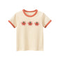 Kids Girls Clothes 100% Cotton Short Sleeve T-Shirts Bear Cat Cartoon Children Clothes 2 3 4 5 6 7 8 Years Kids Summer Clothing