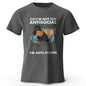 Men's I Am Not Anti Social Printed T-Shirt 100% Cotton Oversized Funny Cat Graphic Tees for Men Women Summer Tops