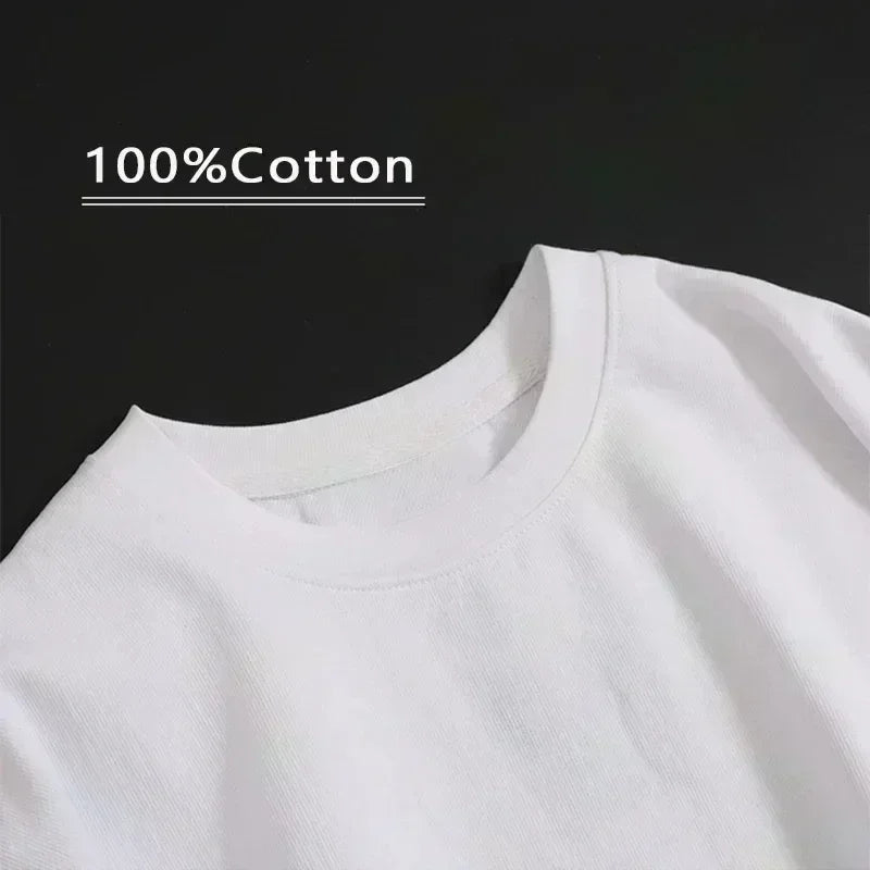 Men's High Quality T-shirt 100% Cotton Funny Cool Cat Printed T-shirt Casual Men's Short Sleeve T-shirt for Men T-Shirt Male Top