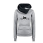 2025 New Arrival Women's Sweatshirt Cute Cat Printed Hoodie Autumn Winter Female Home Outdoor Comfort Warm Pullover Casual Coats