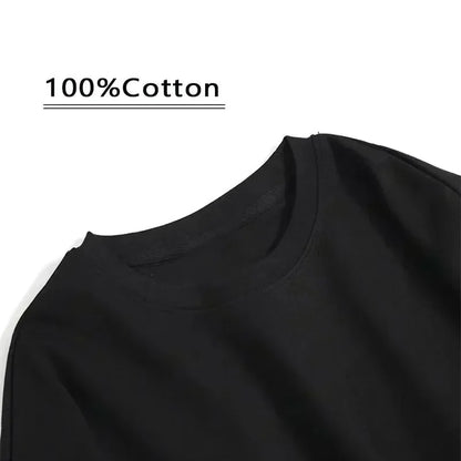 Cat Men T Shirt 100% Cotton Shy Kitten Cartoon Pattern Print Summer Round Neck Breathable Casual Short Sleeve Fashion T-Shirt