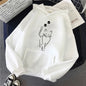 Whimsical Cat Print Sweatshirts Cat Women Kawaii Kangaroo Pocket Hoodies Girl Casual Pullovers Female Animal Hooded 90s Clothing