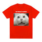My Honest Reaction T-Shirt Funny Cat Meme Graphic Printed Men Women Clothing T-shirt Fashion Casual Cotton Short Sleeve T Shirts