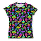 Kids' Fun Cat Graffiti Graphic T-shirt Summer Casual Short Sleeve Girl Loose T shirts 3-12Y Boys 3D Printed Clothing Cartoon Top