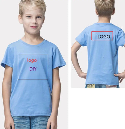 Cute Cat Design Childrens Short Sleeve T Shirt Summer Fashion Top for Girls Kids Clothes