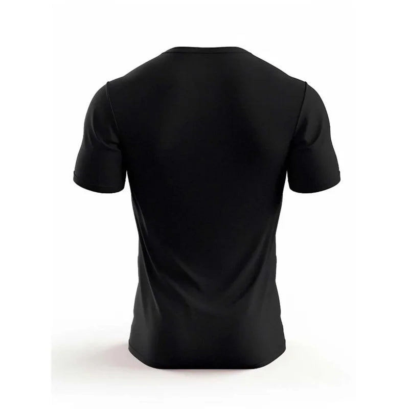 Men's T-Shirt Black Cat with Flowers and Rage Consumes Me Print High Quality Cotton 180g