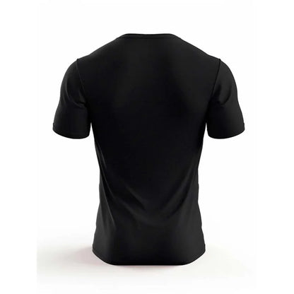 Men's T-Shirt Black Cat with Flowers and Rage Consumes Me Print High Quality Cotton 180g